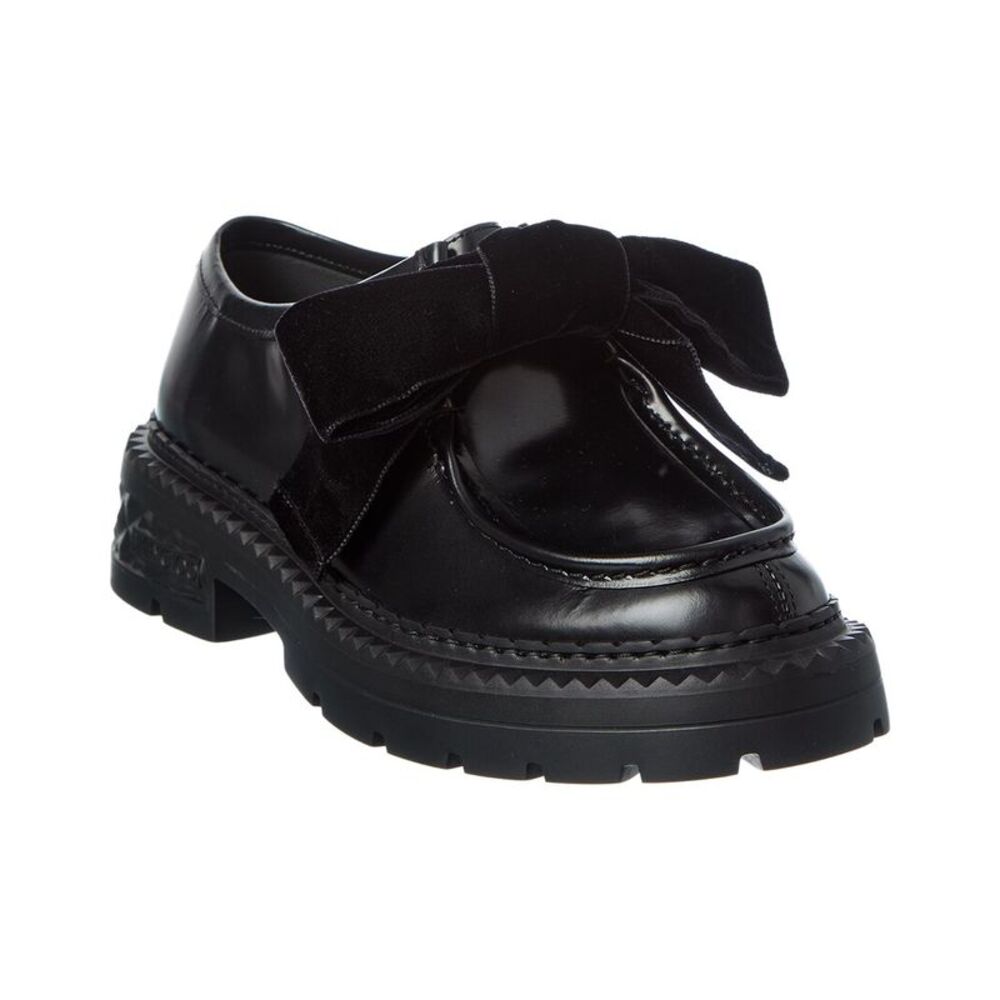 Jimmy Choo Marlow Leather Moccasin, Black